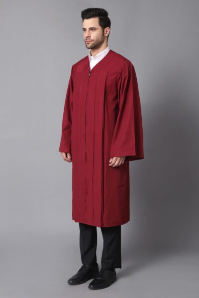 Maroon Classic Gown: The Perfect  Attire