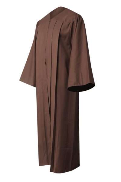 Brown Classic Charm Primary School Graduation Kit: Premium Gown, Cap, and Tassel Ensemble – Exquisite Quality and Exceptional Style