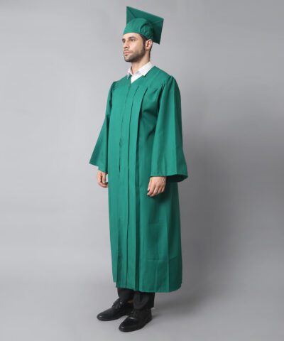 Kelly Green Cap and Gown Excellence: Complete Graduation Set