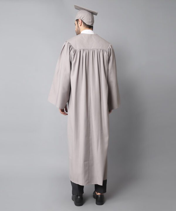 Children's Silver Graduation Gown | Graduation Robe for Kids