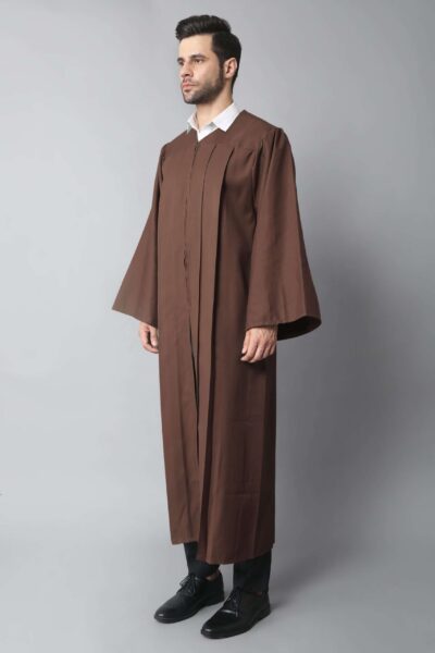 Brown Classic Gown: The Perfect  Attire