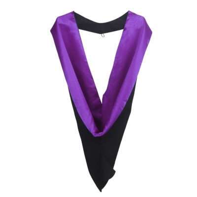 AUS Style Bachelor Hoods – Black & Purple